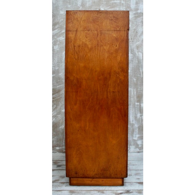 Antique Oak Drum Plans Chest from Warings, 1910s For Sale - Image 3 of 10