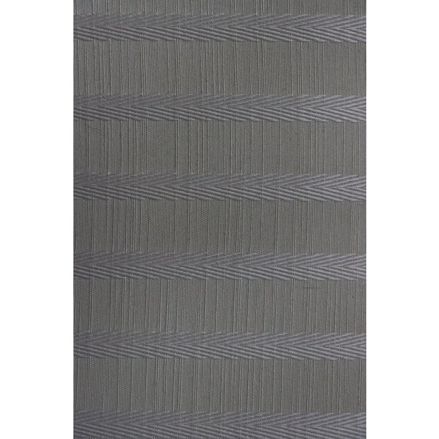 Metal Mid Century Modern Style X-Base Chrome Stool For Sale - Image 7 of 9