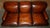 1 of 4 Hand Dyed Brown Leather Howards & Son Style Sofa Part of Suite For Sale - Image 9 of 18