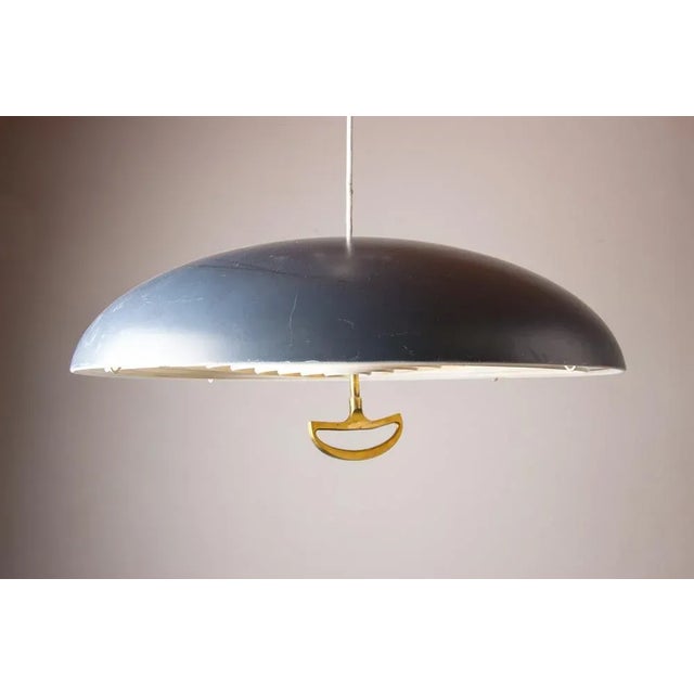 Large Danish Metal California Suspension Light by Vilhem Wolhert & Jorgen Bo for Poulsen, 1960s For Sale - Image 13 of 13