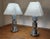 Karl Springer Mid 20th Century Mid-Century Modern Chrome Table Lamps - Tall Stacked Rings - Style of Karl Springer - Set of 2 For Sale - Image 4 of 14