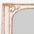 19th-century Swedish horizontal mirror crafted in pine, retaining its original white and red painted finish. The surface...