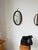 Black Vintage Brutalist Oval Chain Mirror, 1950 For Sale - Image 8 of 18
