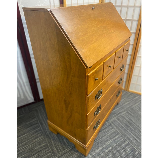 Late 20th Century Ethan Allen Secretary Desk Chairish