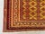 2000 - 2009 Vintage Afghan Zahir Shahi Green Diamond Rug - 7'4" X 3'9" For Sale - Image 5 of 12