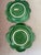 Bordallo Pinheiro Vintage Bordallo Pinheiro Green & White Cabbage Leaf Dessert Plates, Set of 2 For Sale - Image 4 of 5