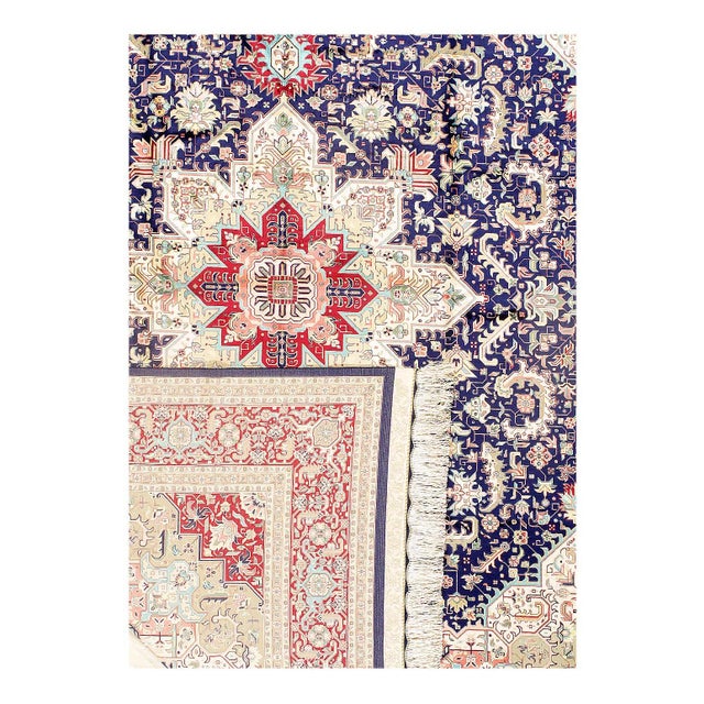 Traditional Pasargad DC Exquisite Design Paris Palace Fine Power Loom v. Silk Rug For Sale - Image 3 of 3
