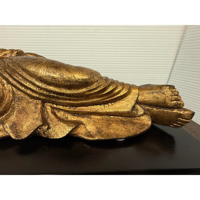 Reclining Buddha Statue For Sale - Image 9 of 12
