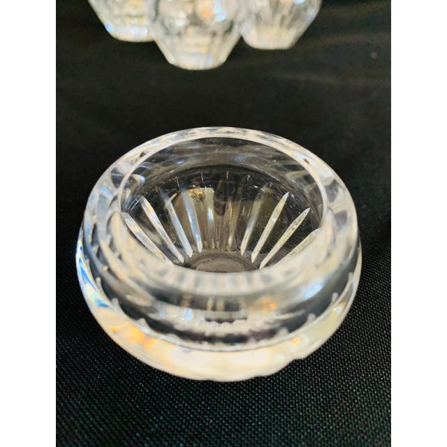 Transparent Early 20th Century Wedgwood Irish Crystal Salt Cellars - Set of 6 For Sale - Image 8 of 12