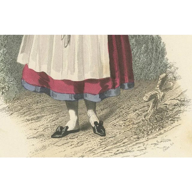 Compte-Calix, French Peasant Woman, Neuviller Bar Rhin, 1853, Print For Sale - Image 4 of 10
