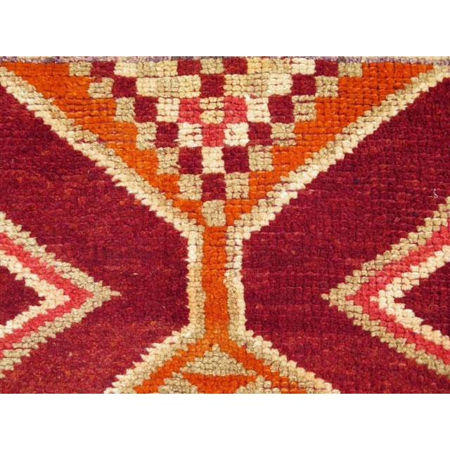 Vintage Turkish Handknotted Runner Rug - 34"x144" For Sale - Image 4 of 10