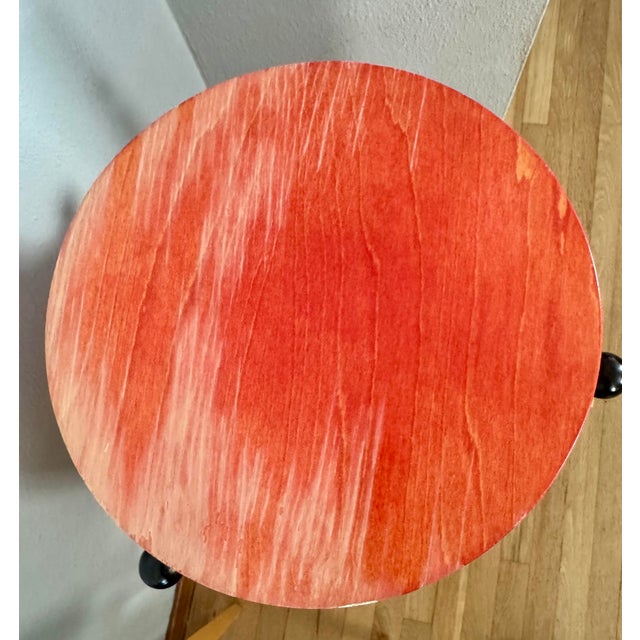 Postmodern Pedestal Stands Set of 3 Stackable Memphis Style Tables For Sale - Image 9 of 15