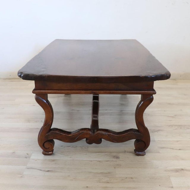 Early 20th Century Coffee Table in Walnut For Sale - Image 11 of 13