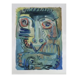 Kabian, 1980s, Paint & Paper For Sale