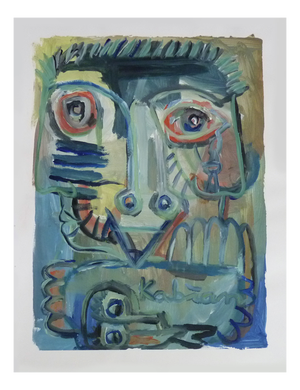 Kabian, 1980s, Paint & Paper