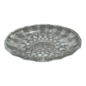 1980s Val Saint Lambert Belgian Crystal "Imperial" Centerpiece Bowl