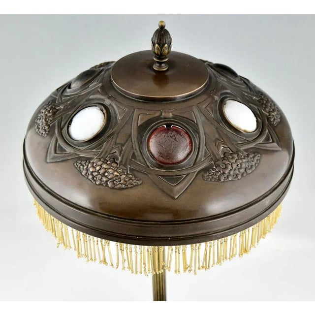 Art Nouveau Desk Lamp, France, 1900s For Sale - Image 4 of 6