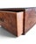 Brown Burr Maple Campaign Drawers with Brass Motifs, 1970, Set of 2 For Sale - Image 8 of 18