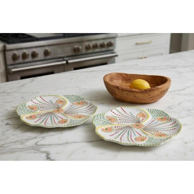 Pair of Hand-Painted South African Ceramic Platters For Sale - Image 12 of 12