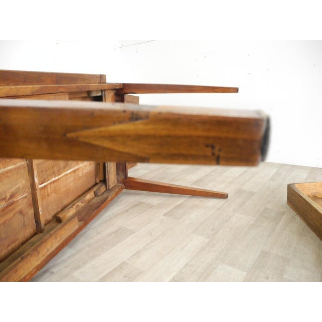 Antique Biedermeier Empire Table in Cherrywood, 1800s For Sale - Image 11 of 18