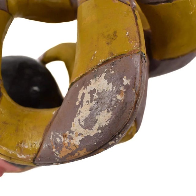 Wood Early 20th Century Yoruba Gelede Mask with Snake Nigeria For Sale - Image 7 of 8