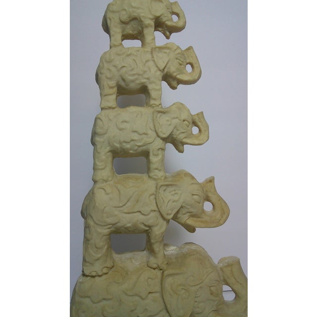 Vintage Mexican MCM Folk Art "Lucky Money" Elephant Totem Uncommon For Sale - Image 11 of 14