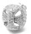 Damiani 18k White Gold 3.03 ct Diamond Earrings. Retail: $28,190., Pair For Sale - Image 9 of 9