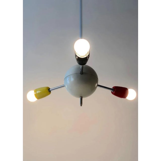 Czech Republic Sputnik with Colored Sockets, 1960s For Sale - Image 10 of 12