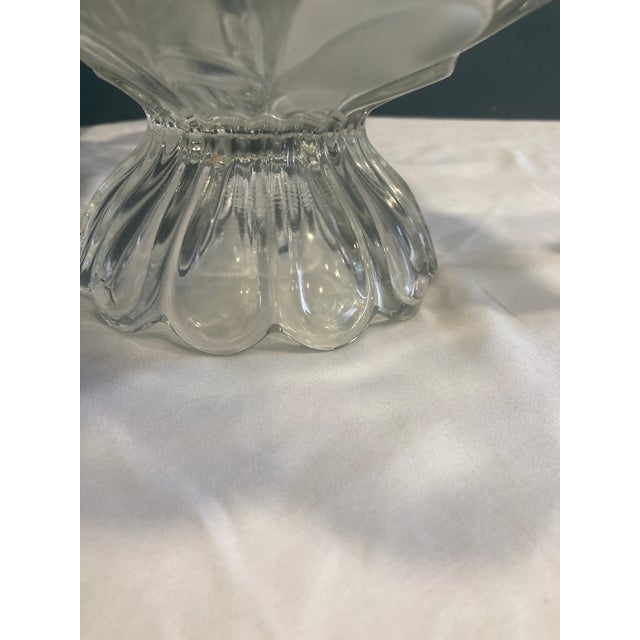 Vintage Bohemia Glass Petal Dish Set of 2 For Sale - Image 9 of 10