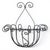 ** Please Read Entire Description For Total Measurements ** Hang this Rustic European Wrought Iron Scrolled Wall Planter...