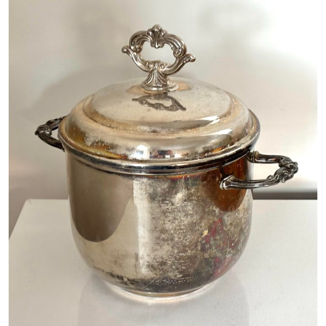 Contemporary 1970s Leonard Silver Ice Bucket For Sale - Image 3 of 10