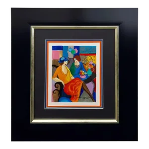 Tarkay Limited Edition Serigraph Titled " Sisters" Signed, Numbered & Framed 2007