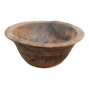 Asymmetrical Root Burr African Bowl
