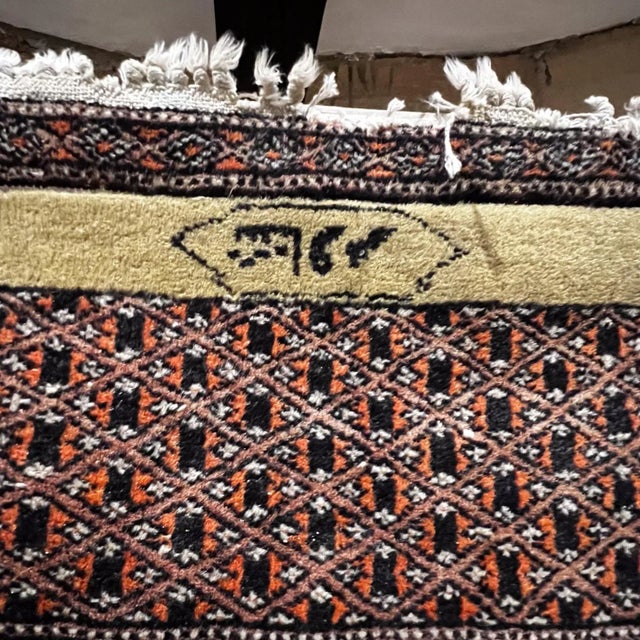 Middle Eastern Wall Art Tapestry Traditional Large Signed For Sale - Image 4 of 13