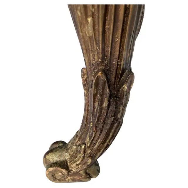 Hollywood Palm Regency Giltwood and Glass Cocktail Table Maison Charles Style For Sale - Image 14 of 14