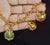 Vintage Portuguese Italian Solid 19.2k & 18k Gold Etruscan Revival Multigem Fob Charm Bracelet For Sale - Image 15 of 15