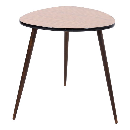 Vintage Wooden Side Table, 1960s For Sale