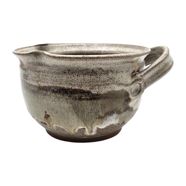 California Studio Pottery Batter Bowl With Pour Spout — Signed “Margie,” 1980 7.5" For Sale - Image 4 of 14