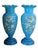 Painted Opaline Vases, 1900s, Set of 2 For Sale - Image 6 of 13