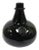Antique Dark Green Thick Glass Onion Bottle Reproduction For Sale