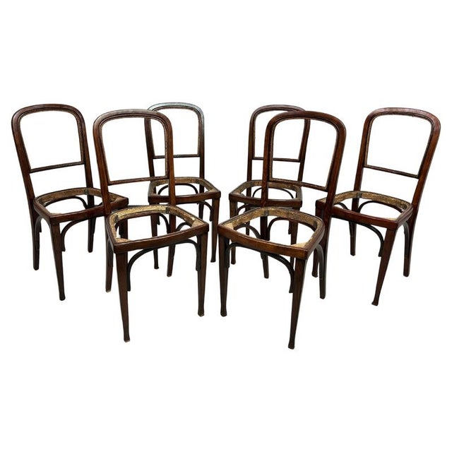 No. 715 Dining Chairs attributed to Gustav Siegel for J&J Kohn, 1920s, Set of 6 For Sale - Image 15 of 15