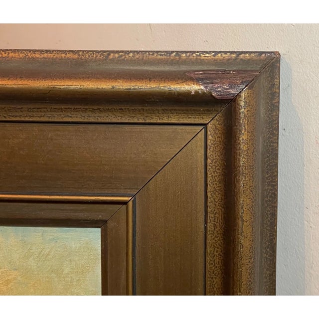 Antique 19th Century F. Braitner Farming Landscape Realism Oil Painting Canvas For Sale - Image 16 of 16