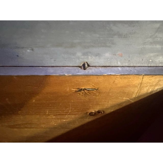 Antique 1800’s Primitive Wood Chest/Trunk For Sale In Denver - Image 6 of 11