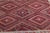 Red Antique Fethiye Tribal Kilim – Geometric Diamond Motifs, Anatolian Wool Weave -5' 3'' X 10' 4'' For Sale - Image 8 of 16