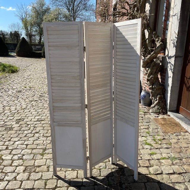 Vintage Screen in Wood, 2010s For Sale - Image 3 of 11