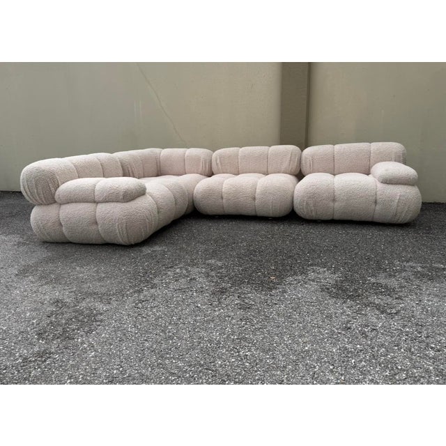 Modern Contemporary Cream 4pc Rove Concepts Belia Modular Sofa Sectional For Sale - Image 9 of 16