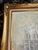 Ivory Vintage, Signed, Original Oil on Canvas, by Artist C Koch, Gold, Baroque Frame, the Cathedral of Notre Dame/Parisan Scene, Impressionism, Impasto For Sale - Image 8 of 10