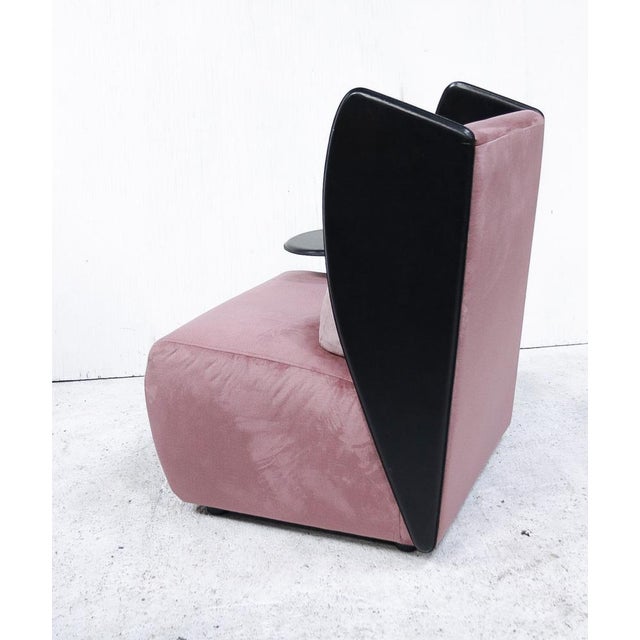 Italian Postmodern Lounge Chair by Augusto Mandelli & Walter Selva for Salmistraro, 1980s For Sale - Image 13 of 17