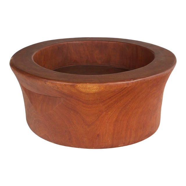 Mid 20th Century Asos Wood Basin With Handles For Sale