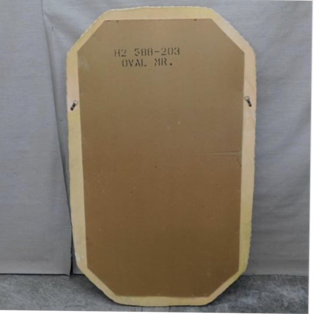 Vintage Octagonal Wicker Wall Mirror Chairish